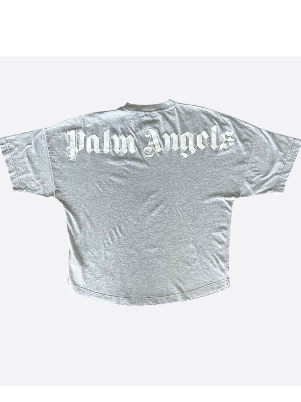 🔥 Palm Angels Gray Men’s Oversized Medium Tee Like New 100% Cotton 🔥